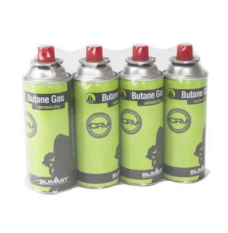 Butane Fuel Canisters (Pack of 4) for Portable Gas Cooker