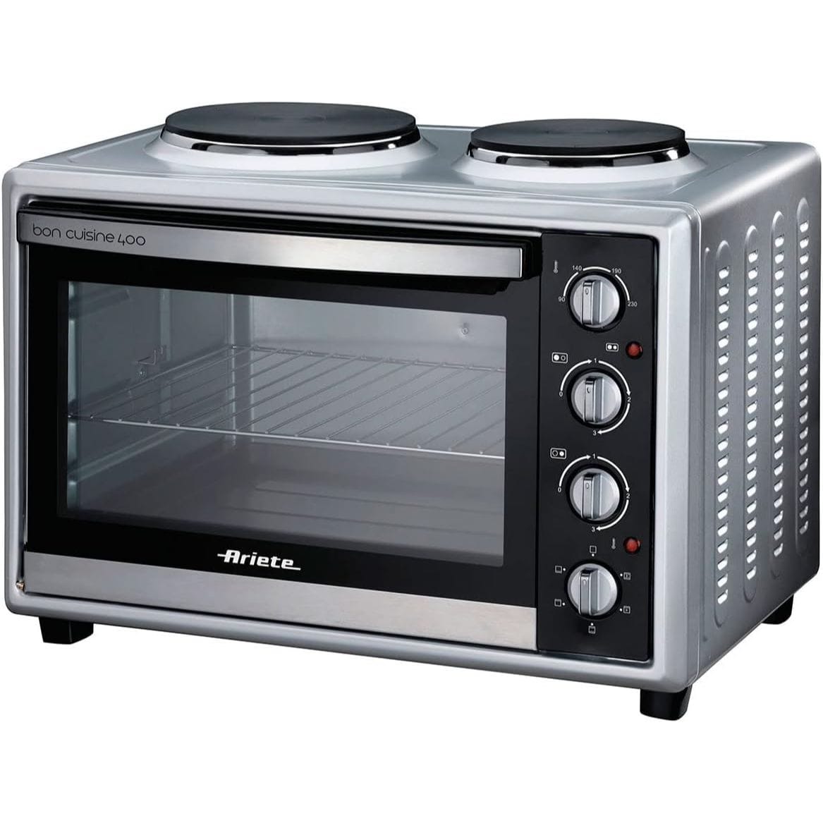 Ariete Bon Cuisine 40L Mini Oven With 2 Hotplates (SFO0995) – Silver
