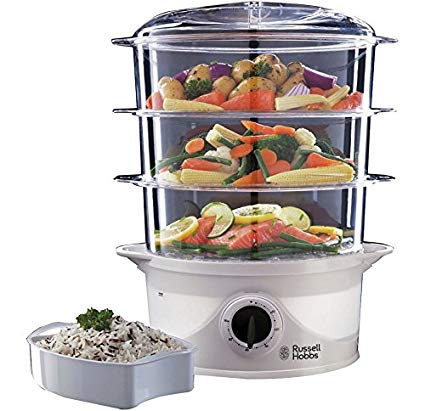 Russell Hobbs 3 Tier Food Steamer, 9L, 800W
