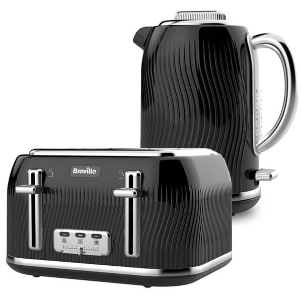 Breville Curve Collection Kettle & Toaster Set | VKT017, VTT786
