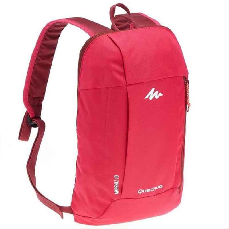 Quechua Nylon 10 Litre Pink Travel Backpack
