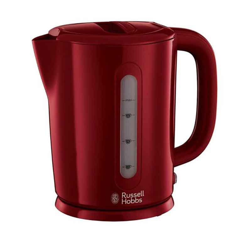 Russell Hobbs Darwin Jug Kettle, 1.7L, 2200W, Red