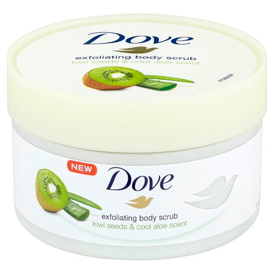 Dove Exfoliating Body Scrub Kiwi Seeds & Cool Aloe Scent 225 ml