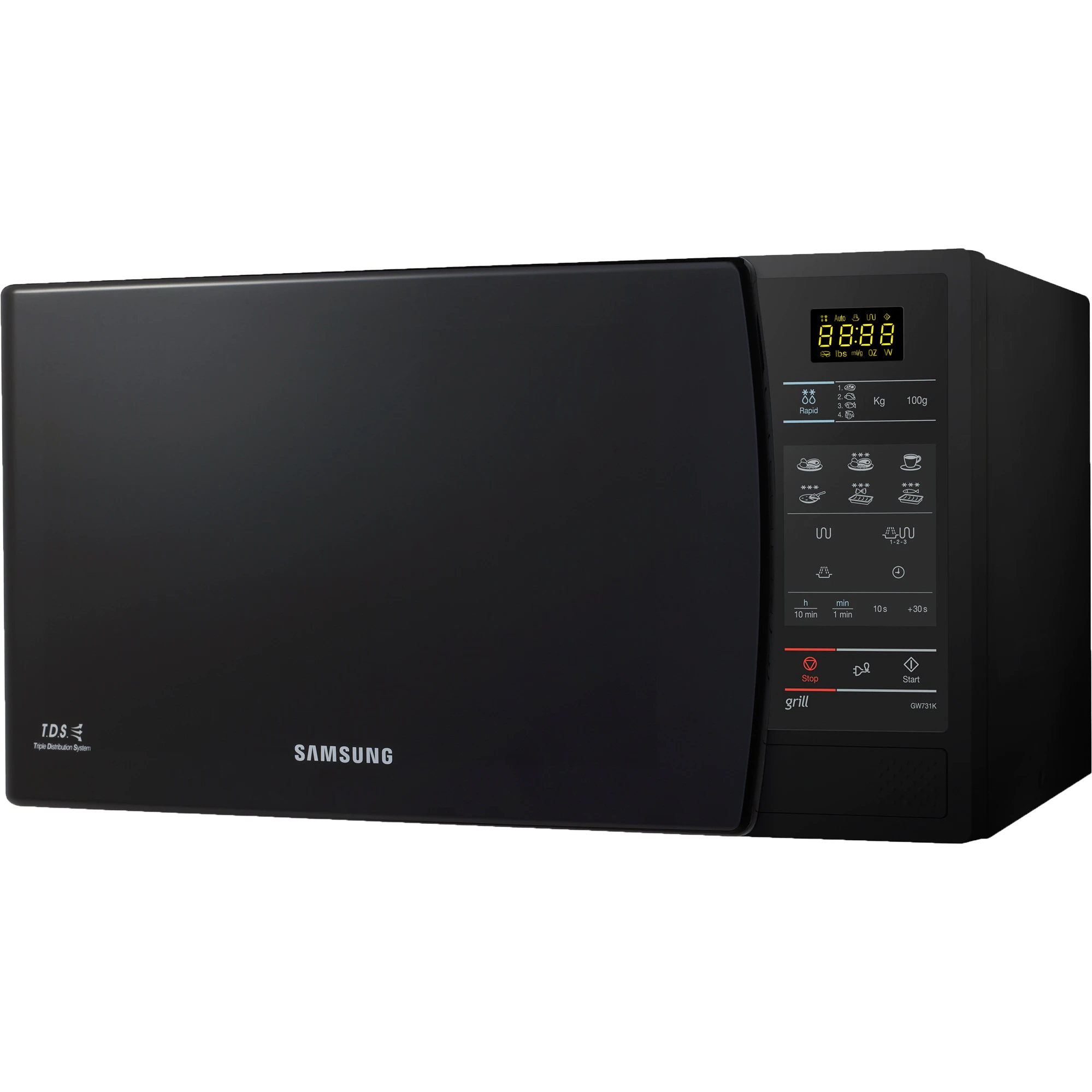 Samsung 20 Litre Solo Microwave Oven w/ Ceramic inside, ME731K-B/EU