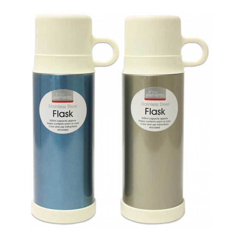 Fine Elements Stainless Steel Flask, 500ml