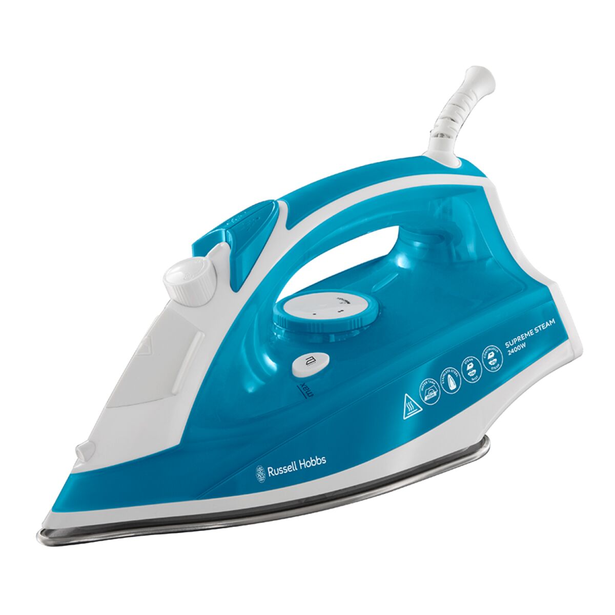 Russell Hobbs Supreme Traditional Steam Iron, 2400W, Blue