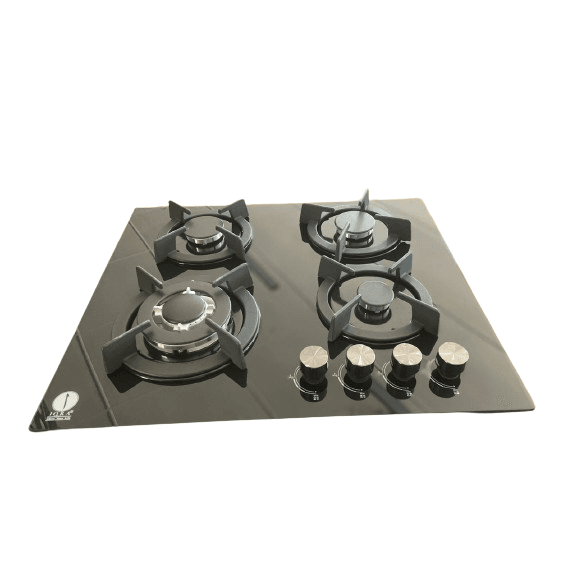 IQRA Built-in Gas Hob, 4 Burners, Flame Failure Device, Auto-Ignition, Glass Top, IQ-KH4002GL