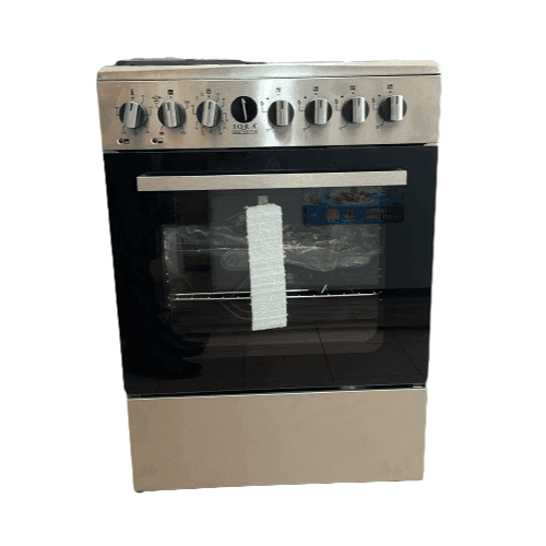 IQRA 60x60cm Cooker, 4 Gas Burners, with Electric Oven, Auto Ignition, Stainless Steel, Grill and Rotisserie, IQ-FC6040SS