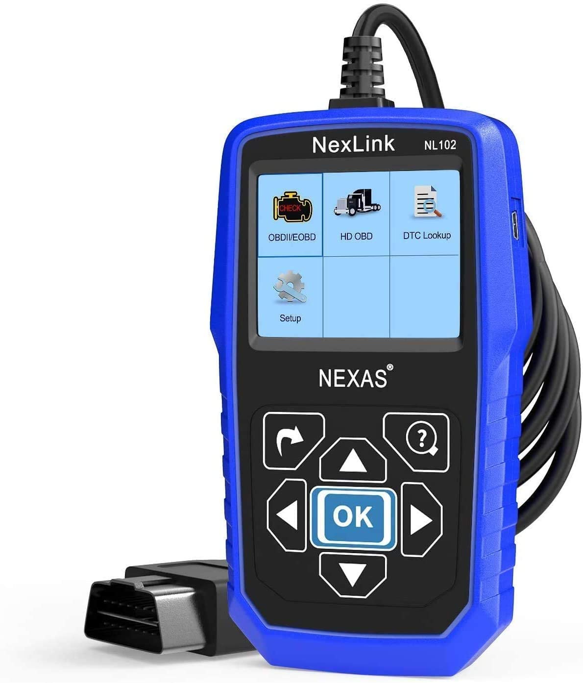 NEXAS Diagnostic Scan Tool, NL102, OBD/EOBD+HDOBD