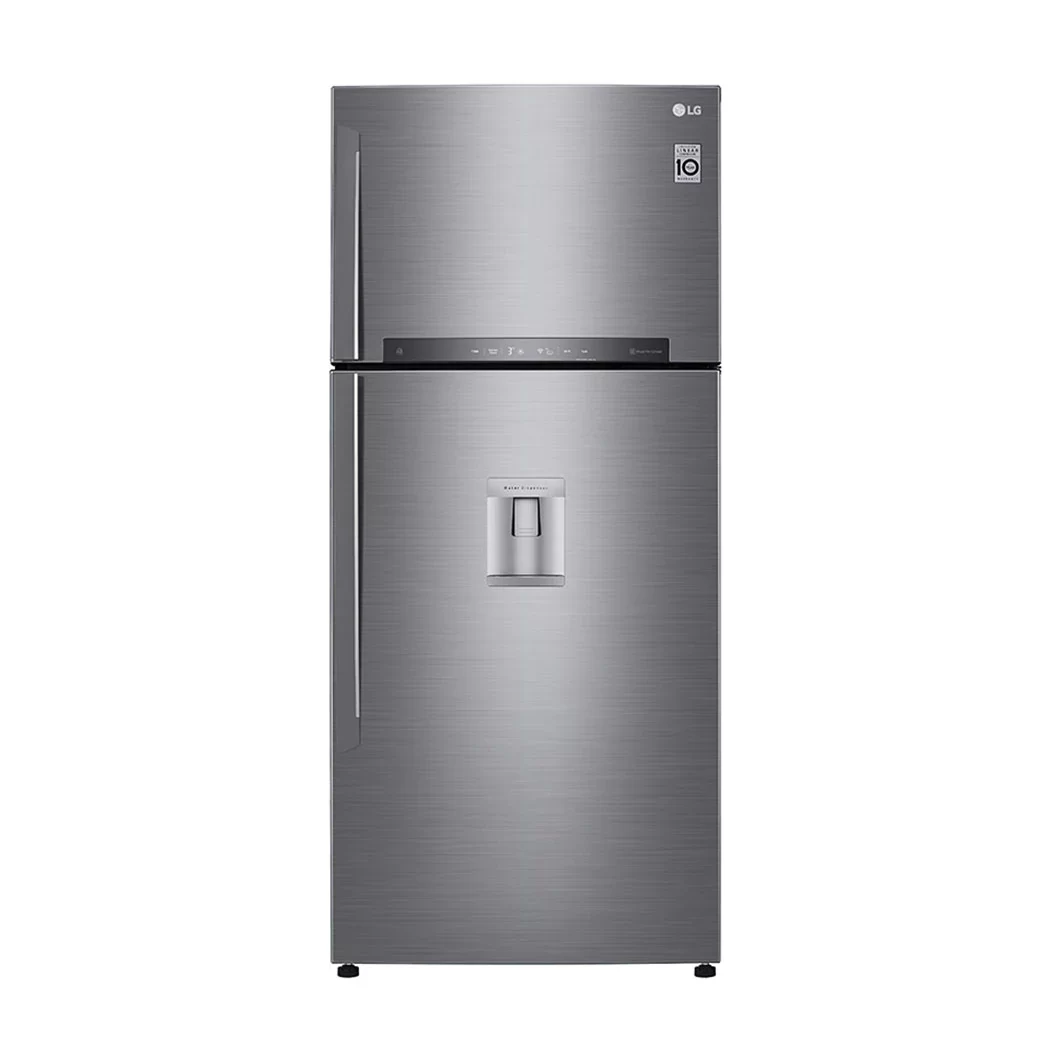 LG GL-F602HLHU 410(L) | Top Freezer Refrigerator | Inverter Linear Compressor | Smart ThinQ™ | LINEAR Cooling™