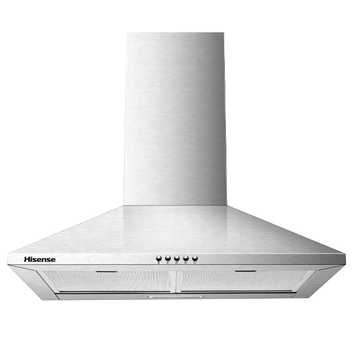 Hisense 60cm Stainless Steel Extractor Fan with LED Lighting and Washable Filters (HHO60TASS)