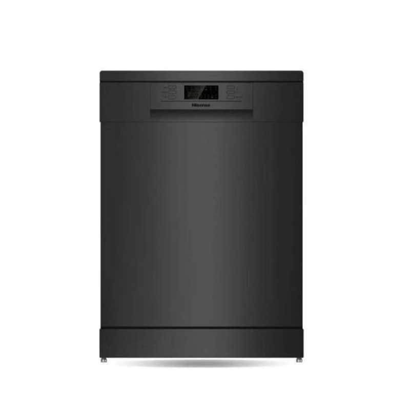 Hisense 14-Place Settings (14 kg) Freestanding Dishwasher Machine, Gray, H14DB
