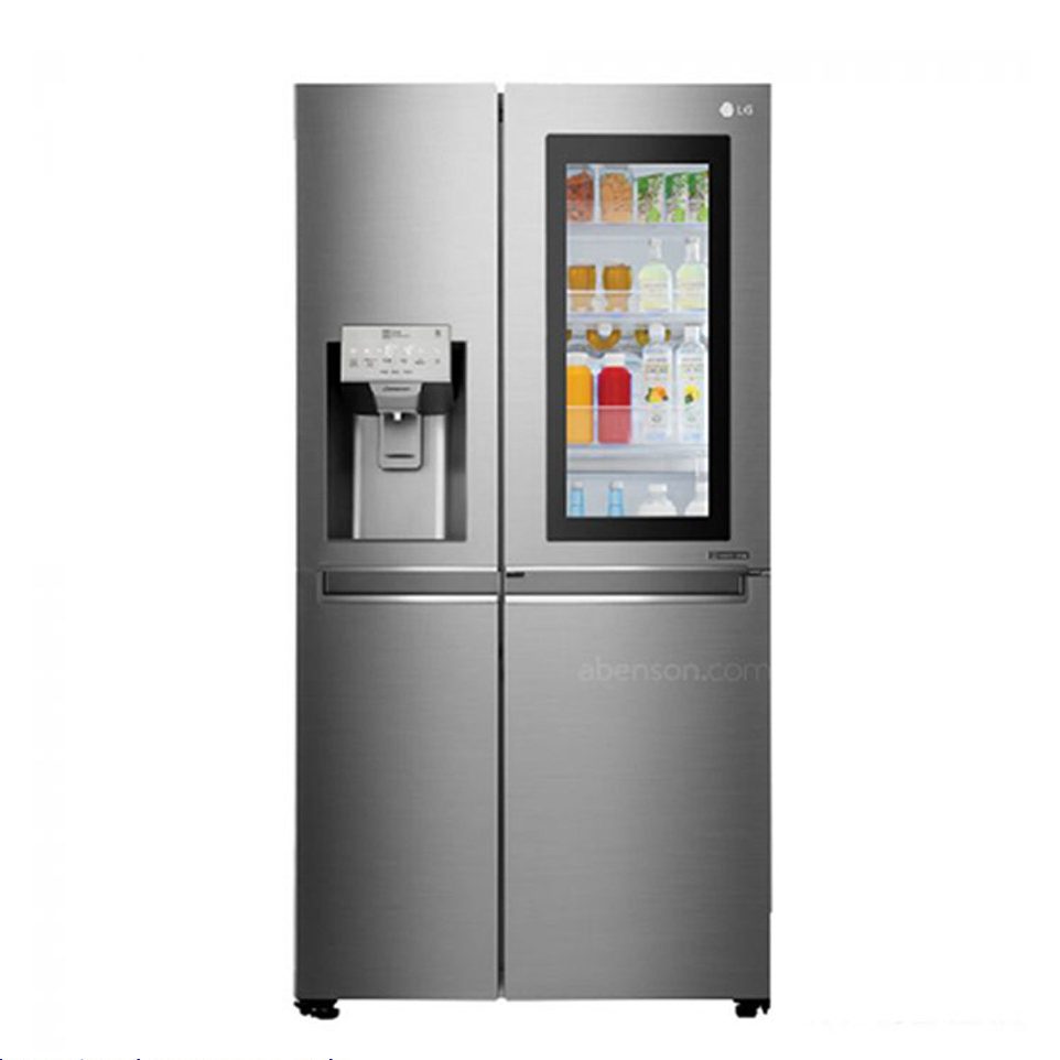 LG GR-X257CSAV 668(L) Side by Side Refrigerator, InstaView™ Door-in-Door®, Noble Steel, Hygiene FRESH+™, ThinQ