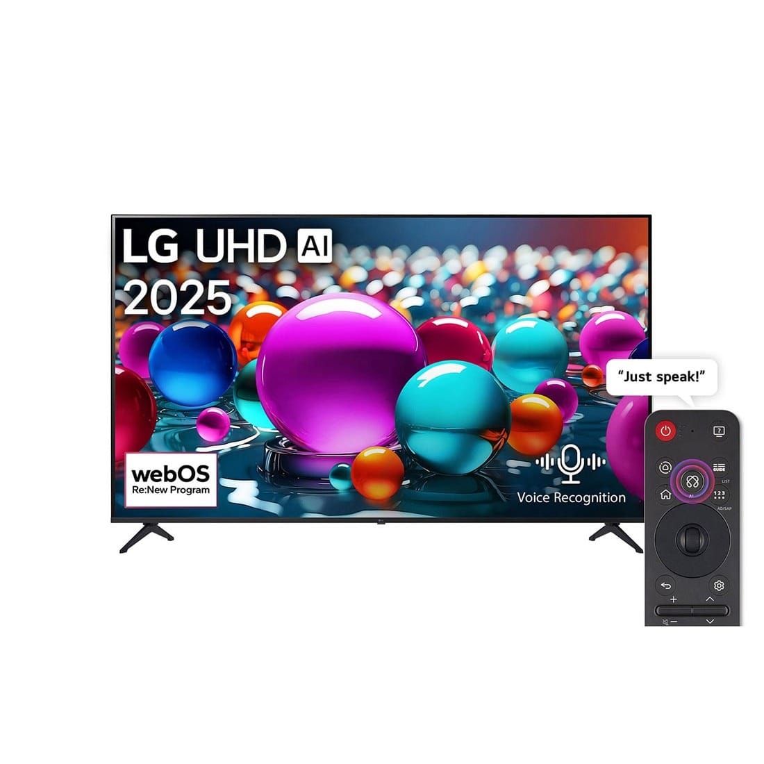 LG 50 inch 4K UHD AI UA85 4K Smart TV AI Magic Remote HDR10 webOS25 2025