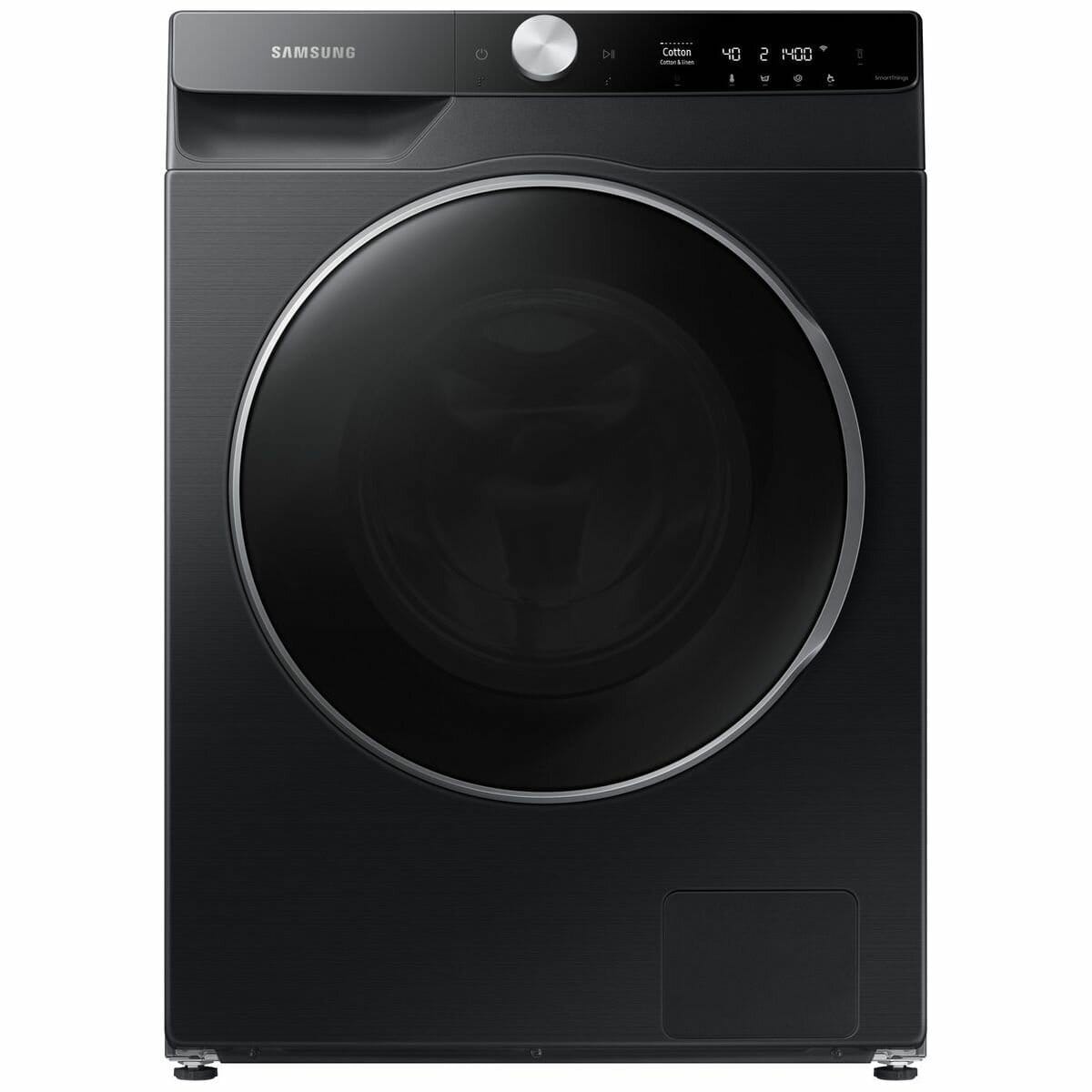 Samsung 12kg Bespoke AI™ Front Load Washing Machine, AI Ecobubble™, Black, WW12BB944DGM