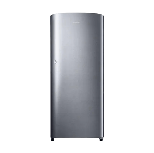Samsung 210Ltrs (Net 190L) 1 Door Fridge w/ Stabiliser, Recessed Handle | RR21 J3146SA
