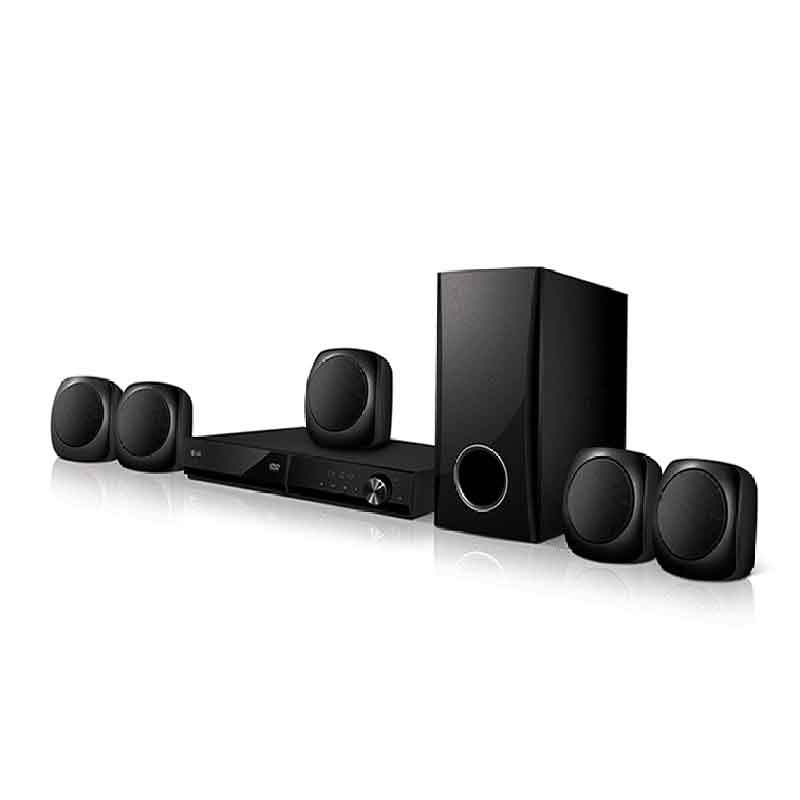 LG 5.1Ch DVD Bluetooth Multi Region Home Theatre System, 330 Watt, LHD427