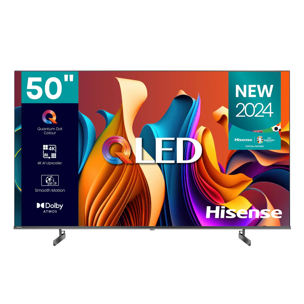 Hisense 50-inch 4K QLED Smart TV with Dolby Vision & Atmos (50Q6N)