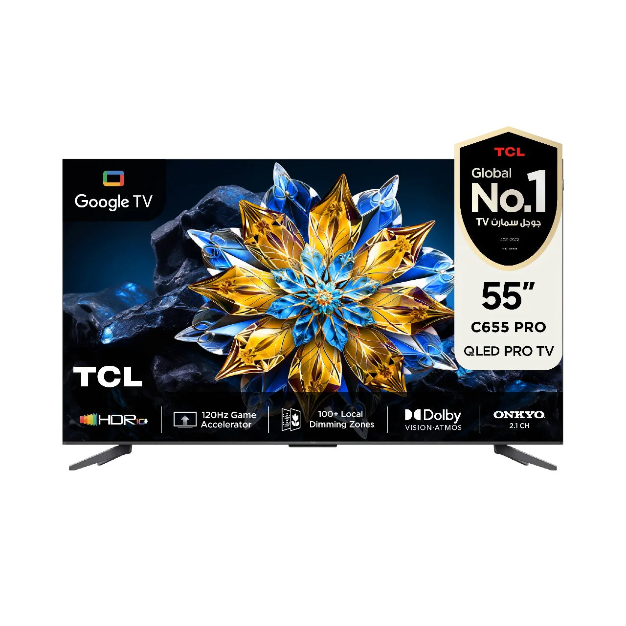 TCL 55-inch QLED 4K Ultra HD Smart Google TV, 55P7L