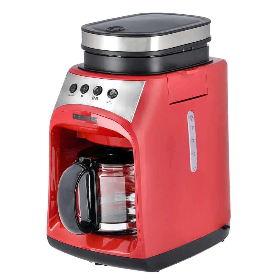 Geepas Grinder & Drip Coffee Maker, 0.6L, 600W | GCM41512