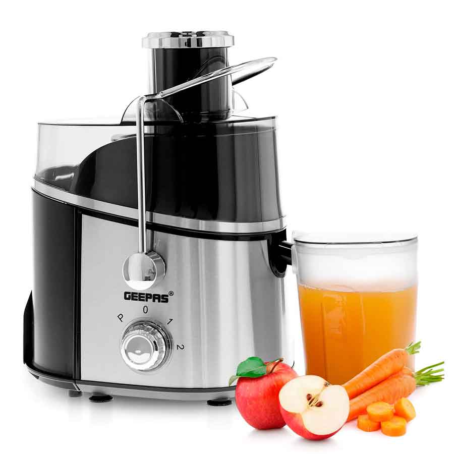 Geepas Centrifugal Juice Extractor, 0.6 Liters, 600W | GJE 6106