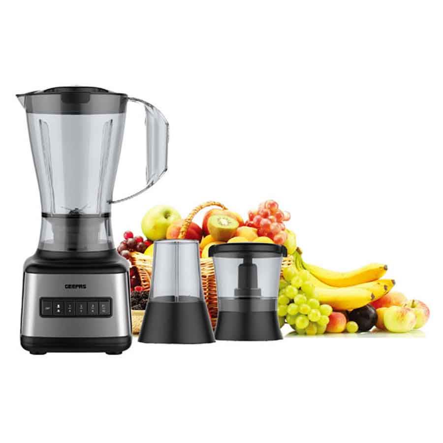 Geepas 3-in-1 Blender, 1.5Litres, 500W, GSB44017