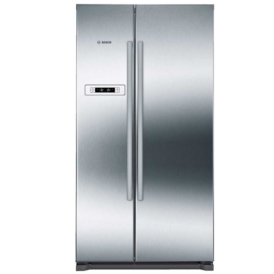 Bosch 533 Litres American Side By Side Fridge Freezer with External Display (KAN90V120G)