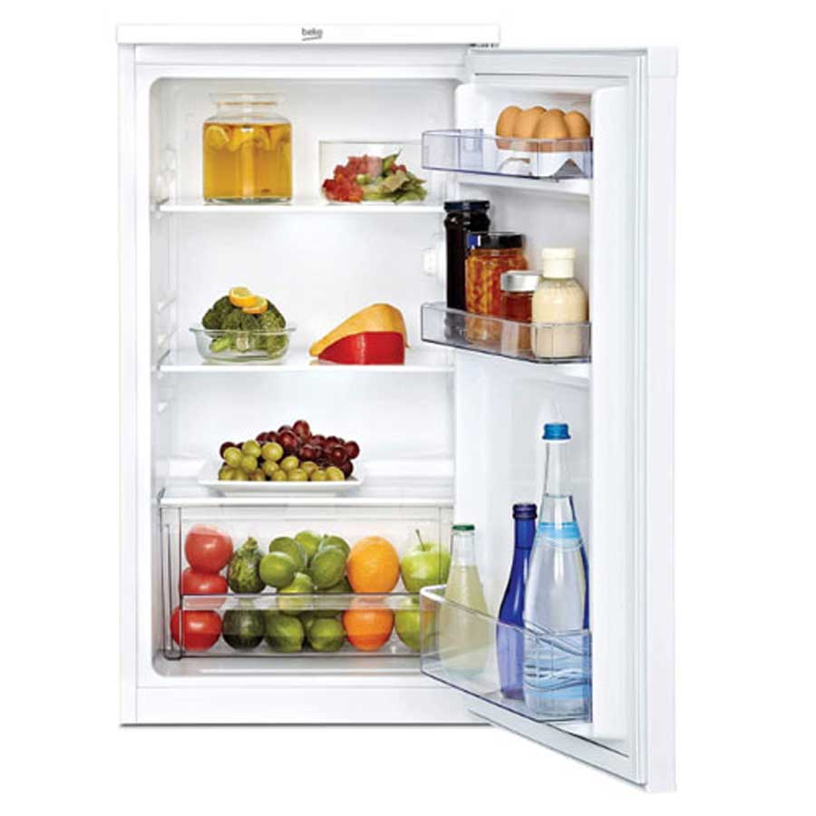 Beko 93L, 1 Door Minibar Fridge, Silver (Net 93L) | TS090210X UK