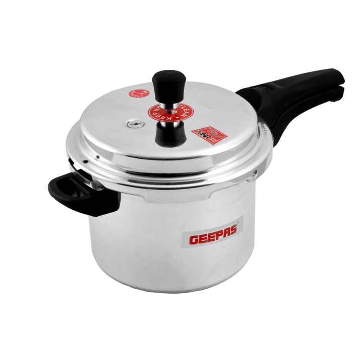 Geepas Induction Base Pressure Cooker, Stainless Steel