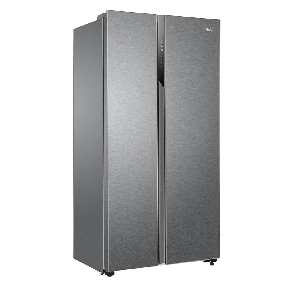 Haier Net 488 Litre Side-by-Side Refrigerator, Silver