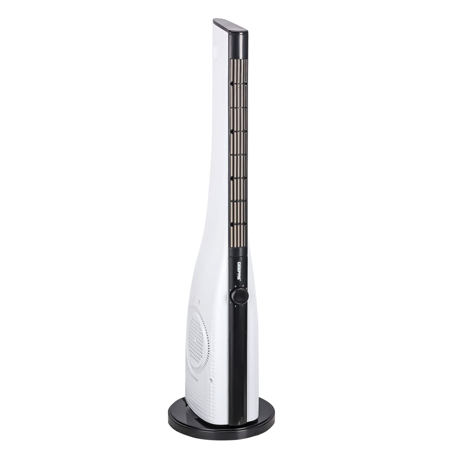 Geepas 35-inch Tower Fan, Powerful 45° Oscillating Fan, 3 Cooling Speeds, White (GF21167)