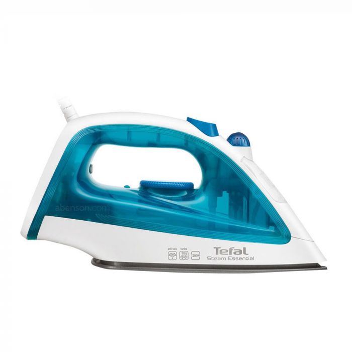 Tefal Essential Steam Iron, 1200W, Blue | FV1026