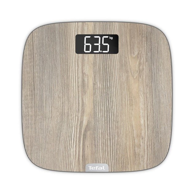 Tefal Origin Oval Wood Electronic Personal Scale / Bathroom Scale | PP1600V0