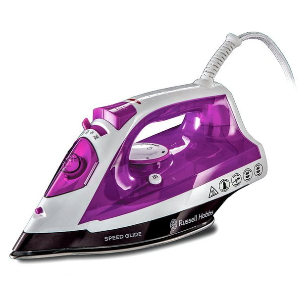 Russell Hobbs Speedglide Steam Iron, 2400 Watt, Purple | 23960