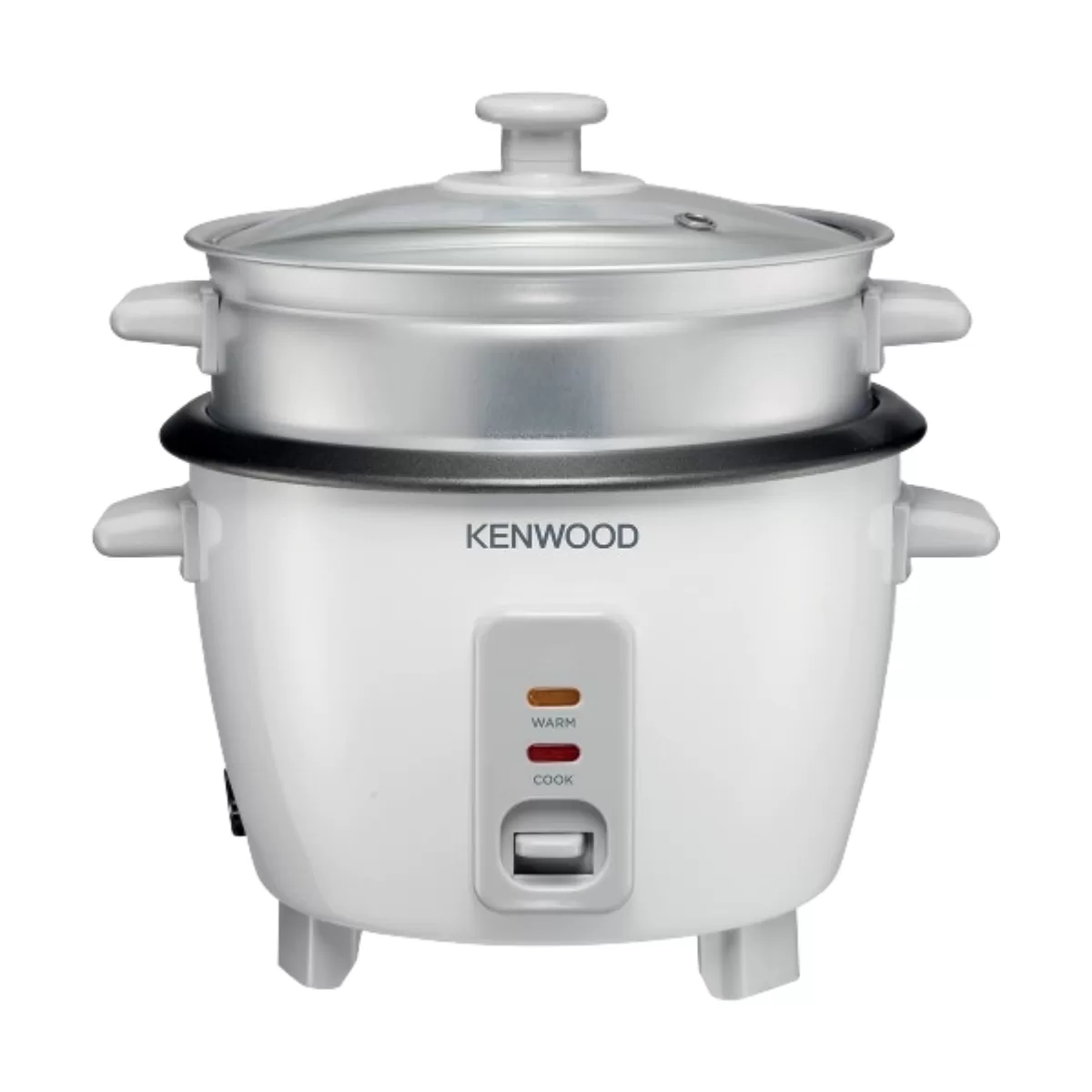 Kenwood 2-in-1 Rice Cooker w/ Steamer, 0.6 Litre, 350 Watt, RCM30