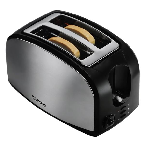 Kenwood 2 Slice Toaster w/ Removable Crumb Tray, Stainless Steel, 900W | TCM01.A0BK
