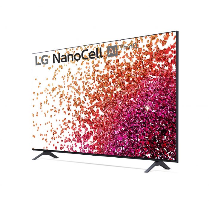 LG 75-inch (NanoCell 75 Series) 4K Smart UHD NanoCell TV | 75NANO75; WebOs, Built-in Wi-Fi, HDR, Bluetooth, Chromecast, Dolby Atmos