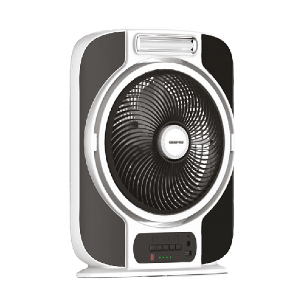 Geepas 12’’ Rechargeable Box Fan, Personal Desk Fan | GF989