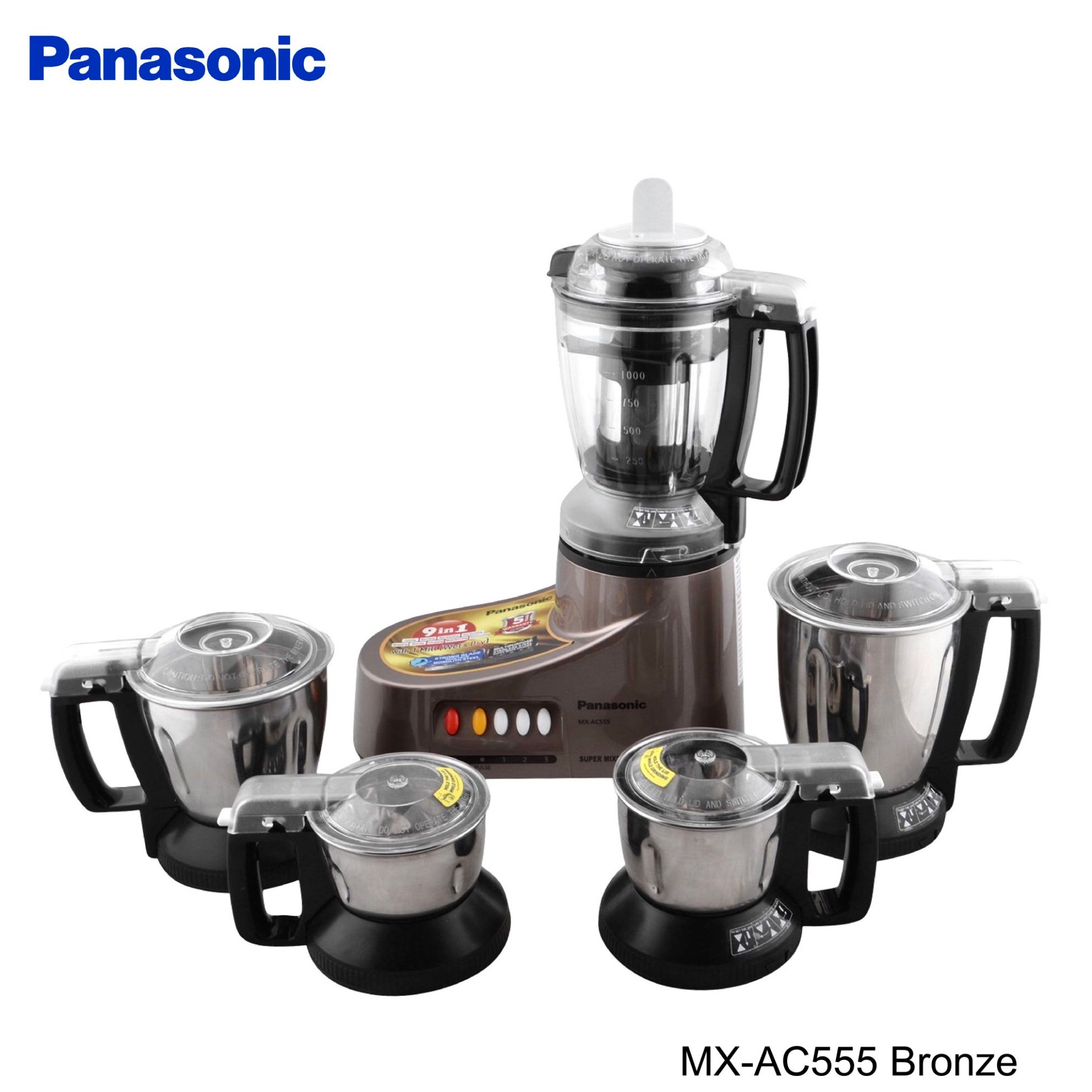 Panasonic Mixer Grinder with 5 Jars, 1000 Watts Powerful Motor, MXAC555 (Copy)