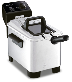 Moulinex Deep Fryer Easy Professional, 3 Litre Oil, 1.2 KG, Stainless Steel | AM333027