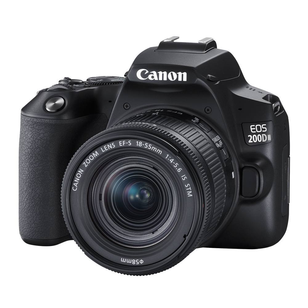 Canon EOS 200D II 24.1MP Digital SLR Camera + EF-S 18-55mm f4 is STM Lens