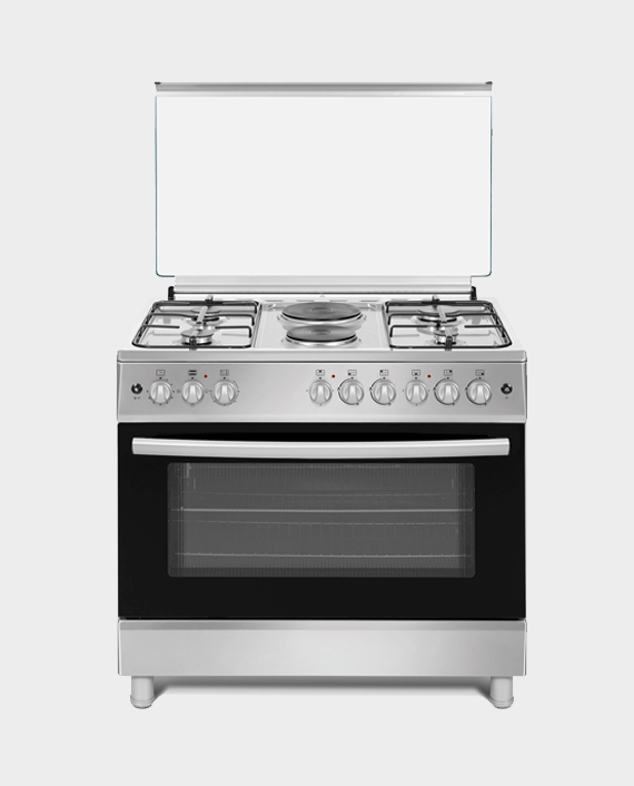 Titan 90x60cm 4 Gas + 2 Electric Freestanding Cooker w/ Electric Oven, TN-FC9420XBS
