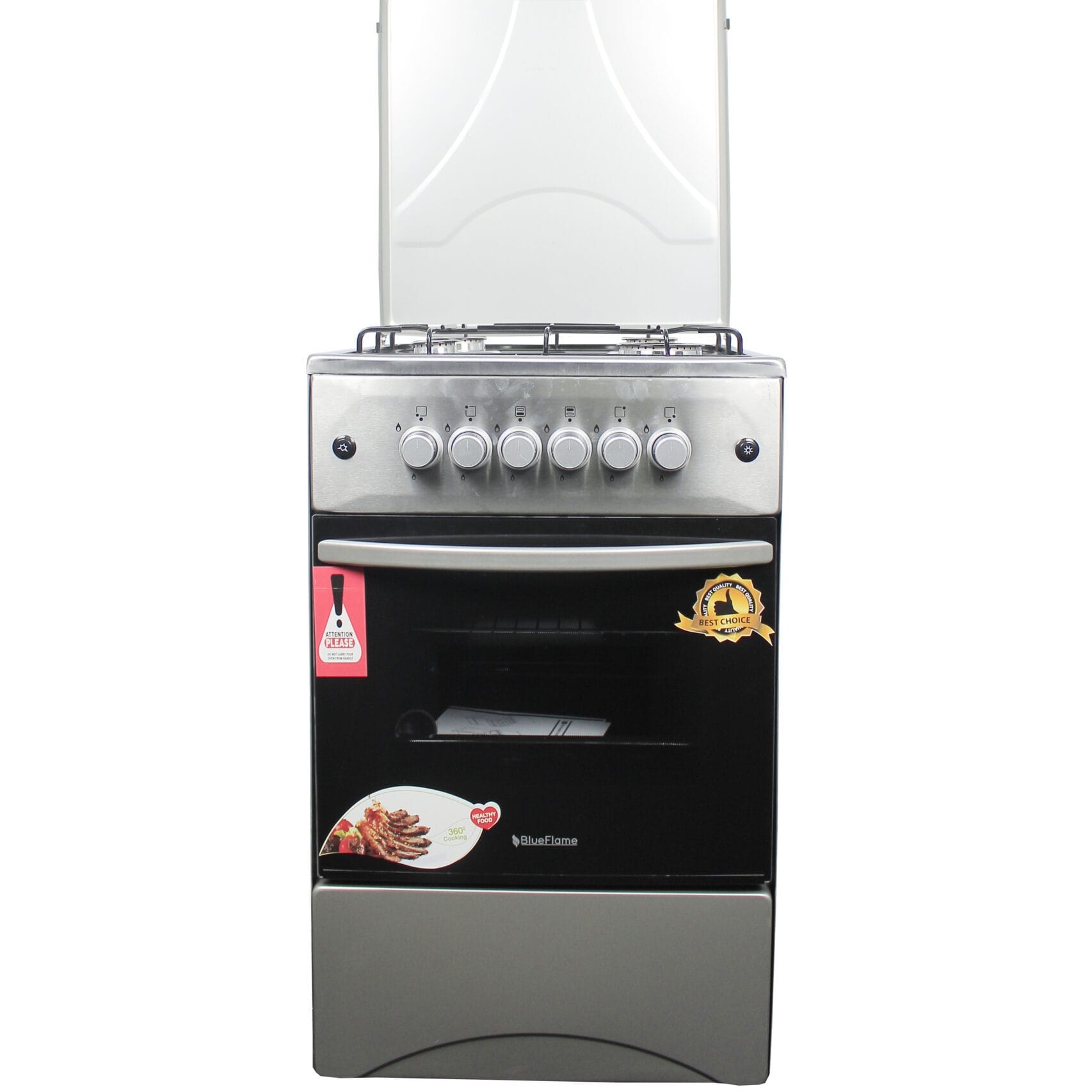 BlueFlame 50x50cm Full Gas Cooker w/ Gas Oven, Inox, Stainless Steel, C5040G-I