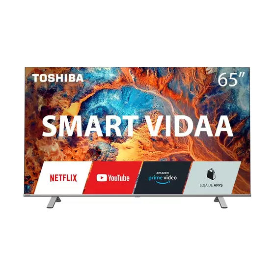Toshiba 65-inch 4K Ultra HD Smart LED TV, 65C350KW; Built-in Wi-Fi, Bluetooth, HDR, Dolby Atmos, VIDAA, Free-to-Air Decoder