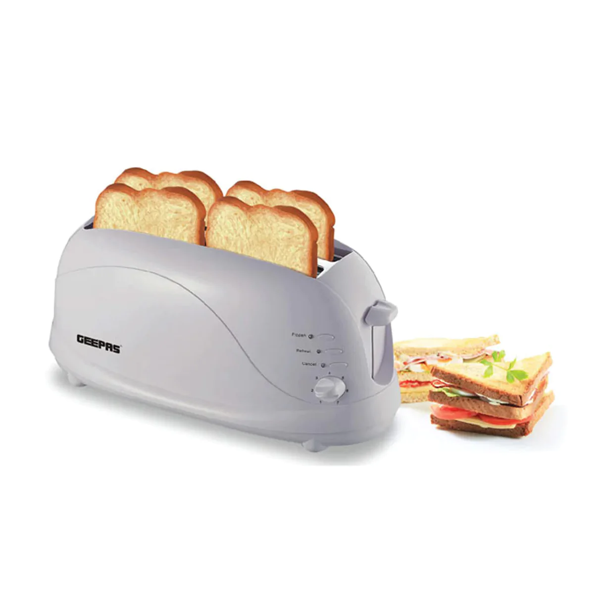 Geepas 4-Slice Bread Toaster, GBT9895