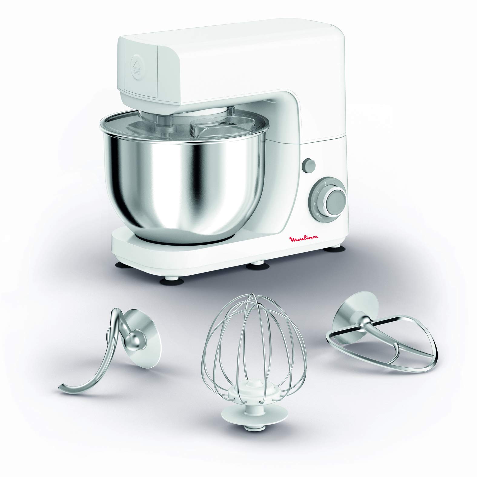 Moulinex Masterchef 4.8 Litre Kitchen Machine, 800 Watts | Mixer with Bowl, QA150127