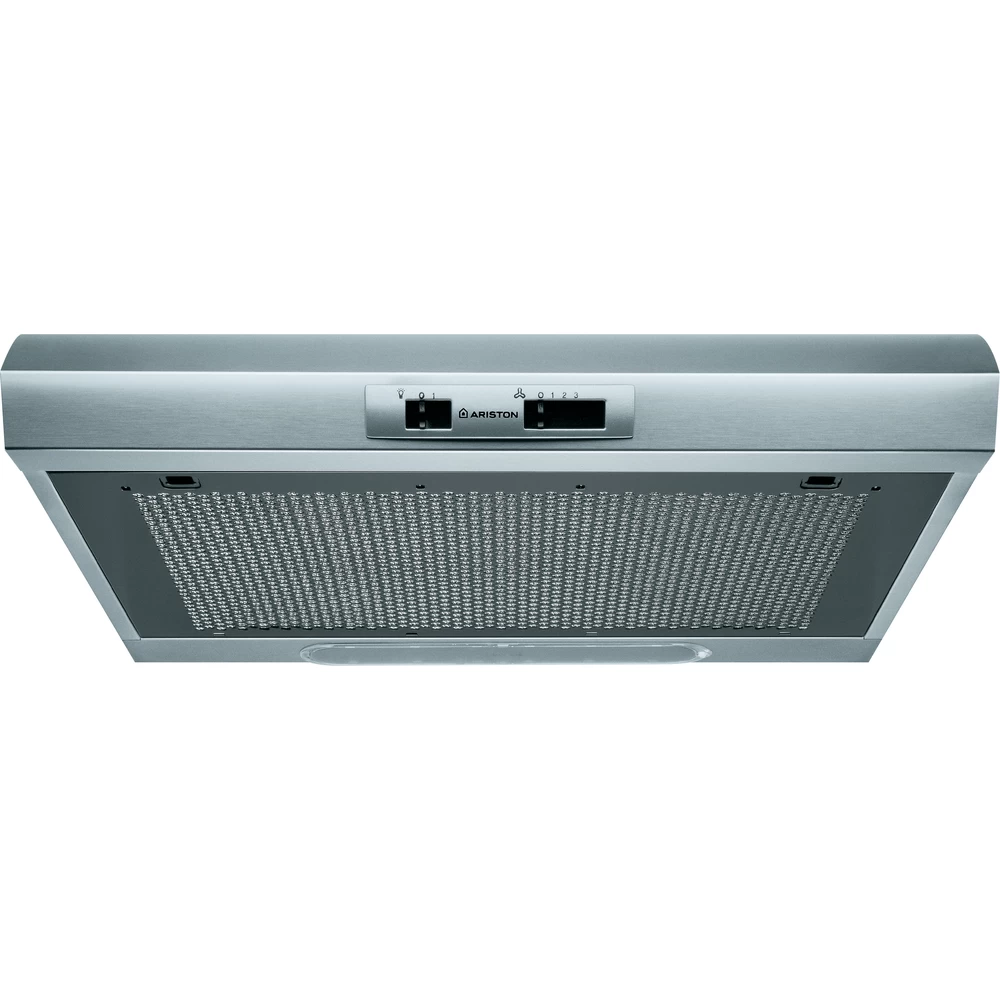 Ariston Freestanding Cooker Hood: 60cm w/ Built-in Carbon Filter, SL 161 L IX