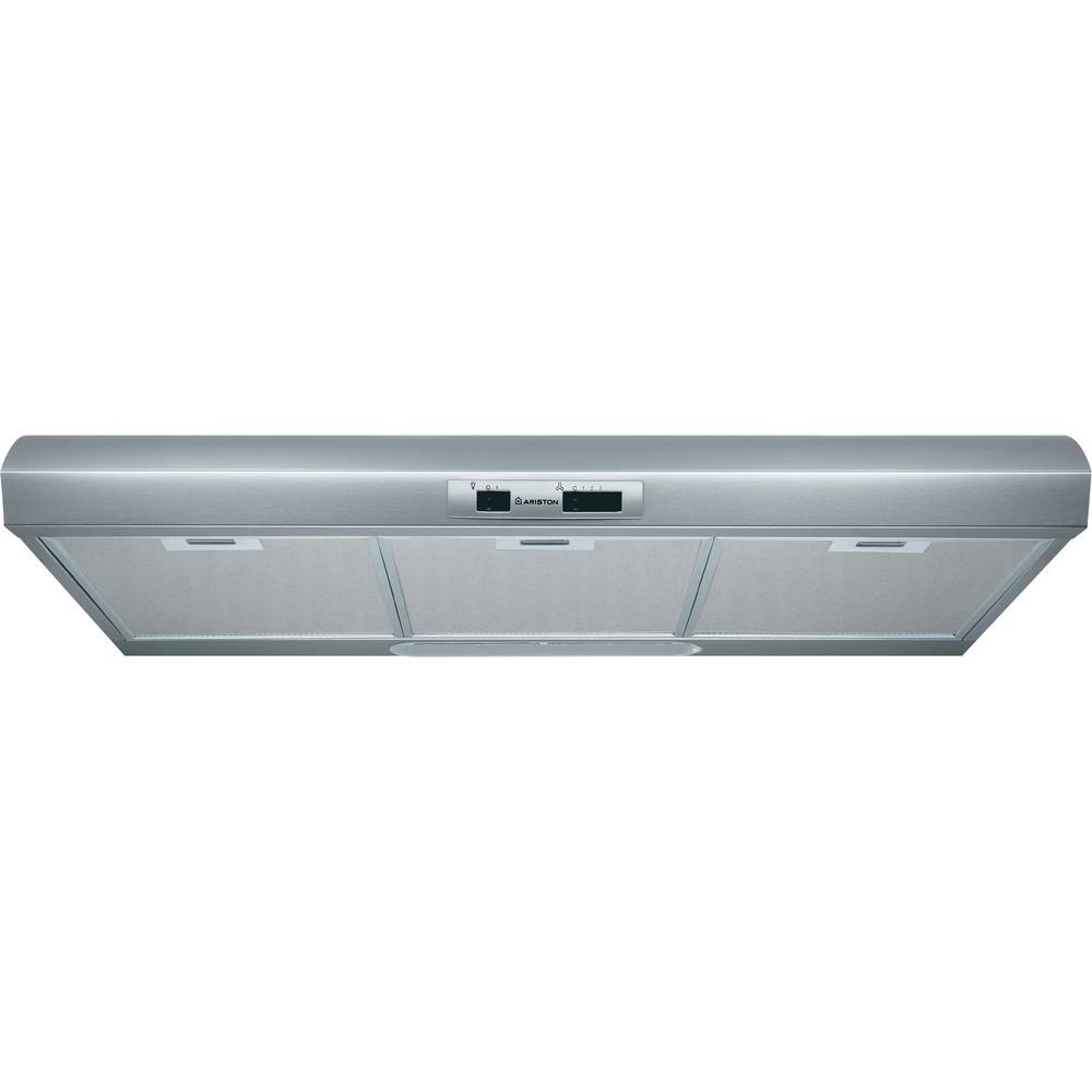 Ariston Freestanding Cooker Hood: 90cm w/ Built-in Carbon Filter, SL 19.1P IX