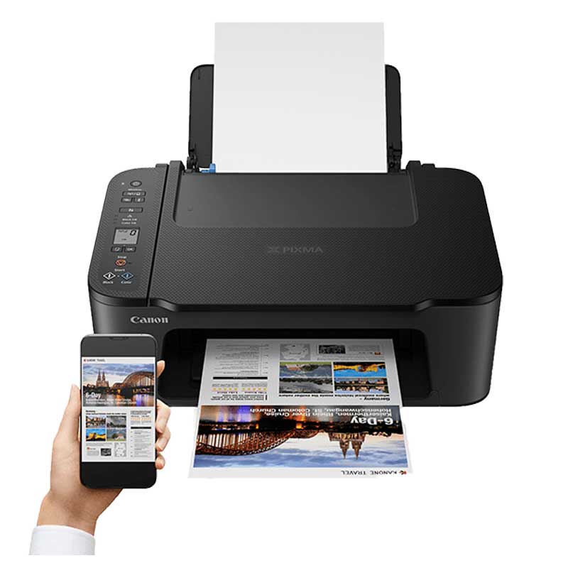 Canon PIXMA TS3440 Wireless Colour All-in-One Inkjet Photo Printer: Print, Scan, Copy
