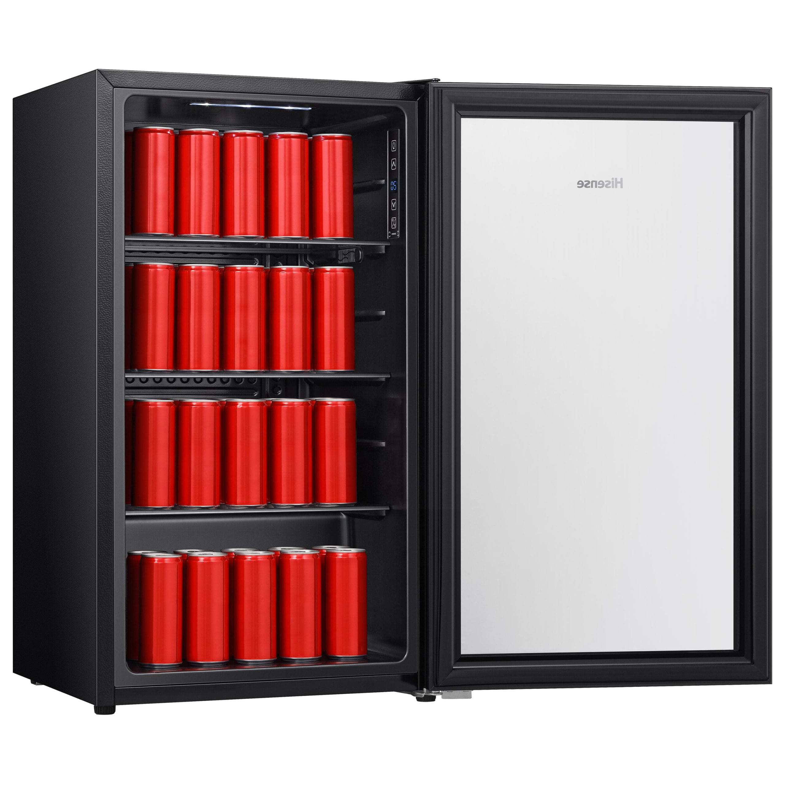 Hisense Bar Chiller, 90 Liter Glass Door Beverage (Wine) Cooler, Frost Free, JC-94
